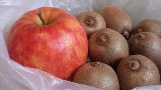 林檎、キウィフルーツの追熟方法